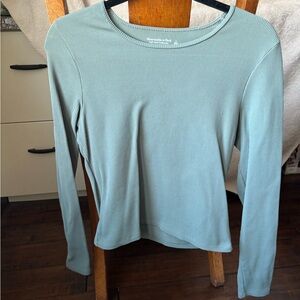 Abercrombie Ribbed Long Sleeve Top